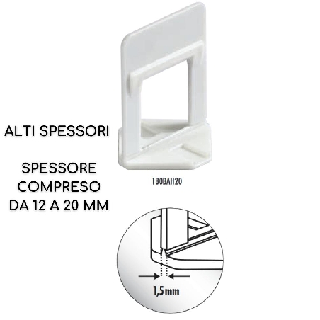Basette Raimondi RLS 1.5 mm alti spessori 12-20 mm 200 pezzi -2