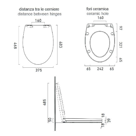 Copriwater Catalano soft close Velis 57 V5V57STF -2