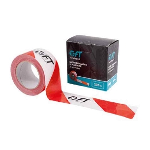 Nastro segnaletico bianco e rosso 200 mt 30090 FT -0