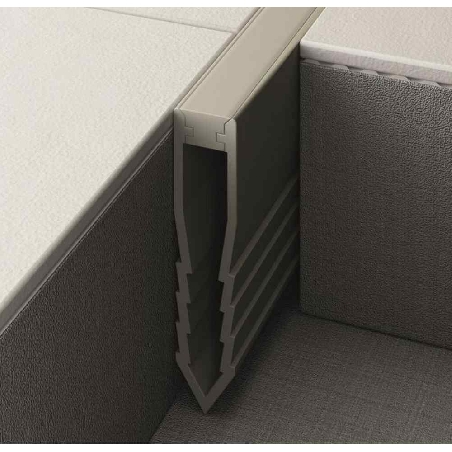 Giunto di dilatazione PVC co-estruso 270cm Projoint DIL NF Profilpas -0