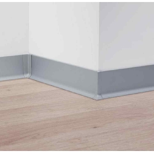 Battiscopa in alluminio 90/SSF 78105  Metal Line Profilpas -0