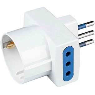 Presa tripla con schuko 40254 FT -0