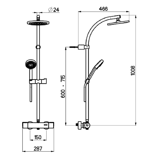 Colonna doccia Architect 24 Nikles -2