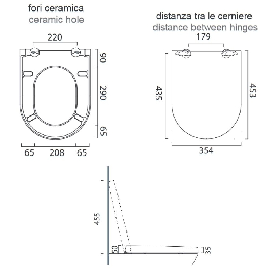 Copriwater Catalano soft-close bianco Sfera | Zero -2