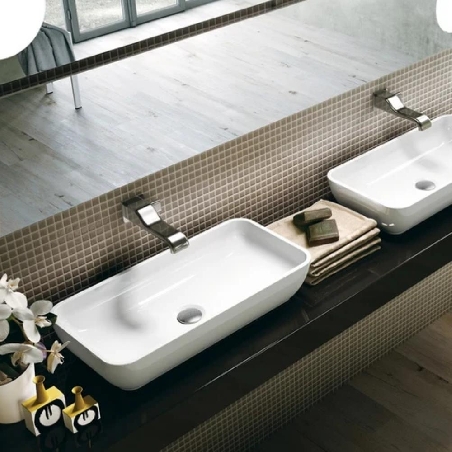 Lavabo da appoggio 60x30 cm Flaminia Pass60 -0