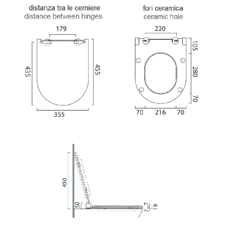 Copriwater Catalano soft-close Plus Sfera | Zero SCSTP -2