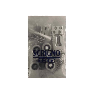 Kit chariot Scrigno pour porte unique et double 120kg Scrigno -0