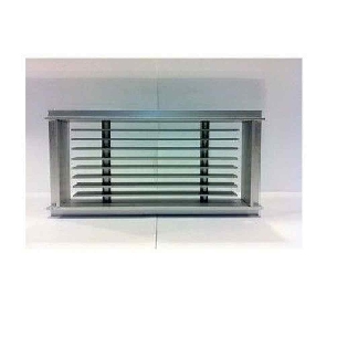 Griglia di ventilazione Grigio Satinato 18x9cm G7 Edilkamin -0