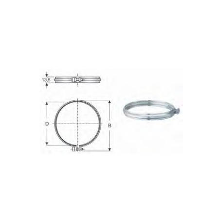 Fascetta acciaio AISI 316  200mm Polymaxacciai  -1