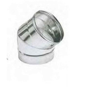 Curva 45° acciaio AISI 316 220mm Polymaxacciai  -0