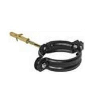 Collare con tassello nero per sistemi fumari Tubì Polymaxacciai  -0