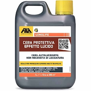 Cera protettiva effeto lucido 1 Lt Longlife Fila -0