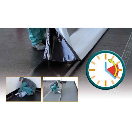 Guaina autoadesiva granigliata Spider P SA 3.5Kg  -10° Polyglass -4