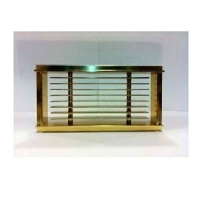 Griglia di ventilazione Ottone 18x9cm G7 Edilkamin  -0