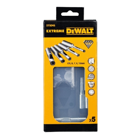 Set 5 punte per piastrelle DeWalt DT6046 -3