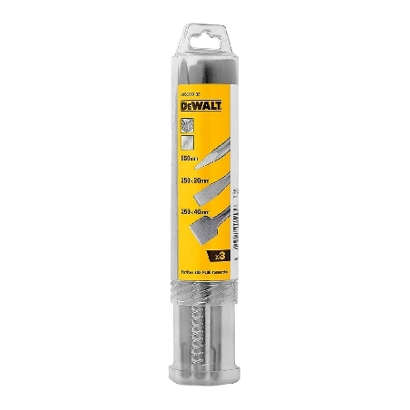 Set 3 scalpelli SDS Plus DeWalt DT60330 -0