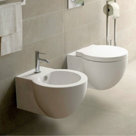 Bidet sospeso 53x38 cm Cielo Ceramica Easy Bath Evo -0