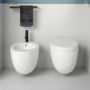 Sanitari sospesi 55x37 cm Cielo Ceramica Le Giare - bidet bacino reverso -0