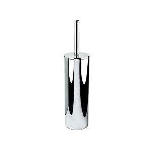 Porta scopino tondo da pavimento cromo Basic Colombo B2706 -0