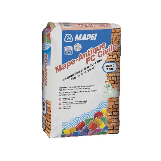 Malta rasatura traspirante Mape Antique FC Civile Mapei 25Kg -0