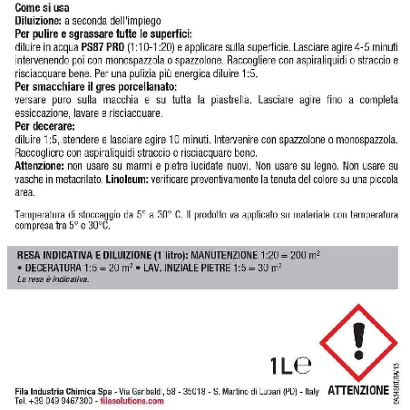 PS87 Pro Fila Nettoyage dégraissant professionnel -3