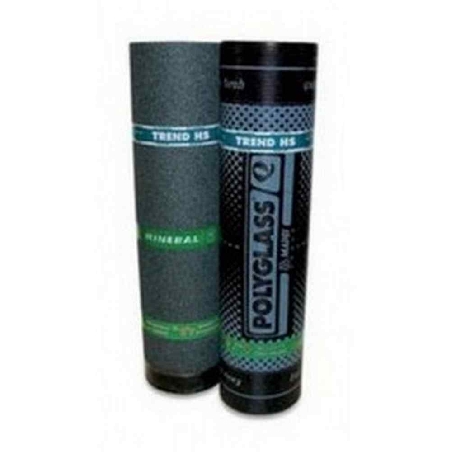 Guaina/membrana plastomerica liscia rotolo da 10mt Trend HS -5°C Polyglass -0