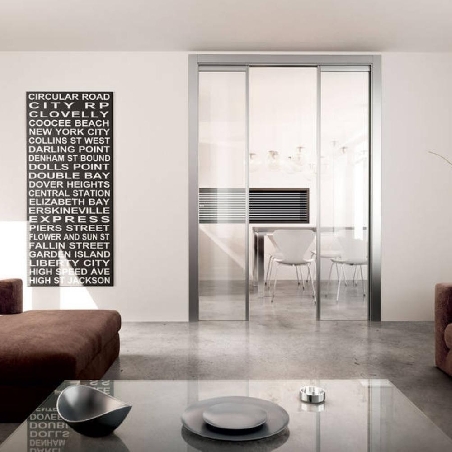 Contre-châssis double porte enduit 125 mm Gold Base Double Scrigno -3