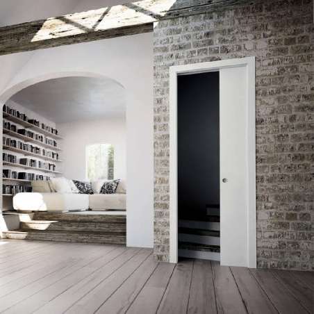 Contre-châssis porte unique pour enduit 125 mm Gold Base Scrigno -1