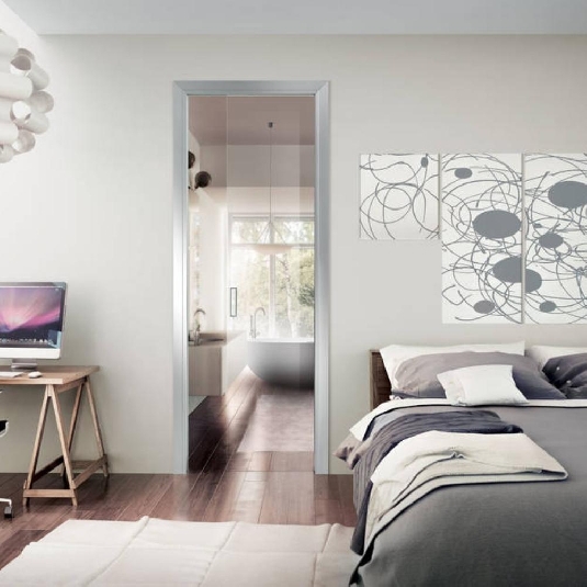 Controtelaio Scrigno Gold intonaco anta unica 125mm -4