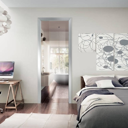 Controtelaio Scrigno Gold intonaco anta unica 125mm -4