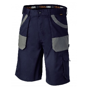Bermuda da lavoro blu e grigio 180gr 7871 Beta -0