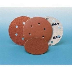 Disco abrasivo su velcro 6 fori Sait -0