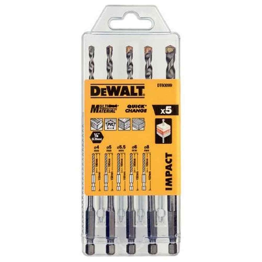 Set 5 punte attacco esagonale DeWalt DT60099 -0