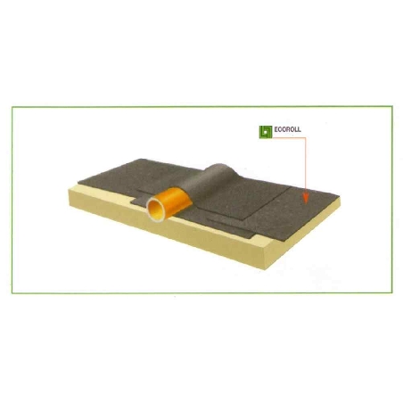 Isolamento acustico rumori calpestio 12 Mt Ecoroll NDA -3