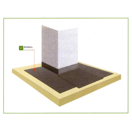 Isolamento acustico rumori calpestio 12 Mt Ecoroll NDA -2