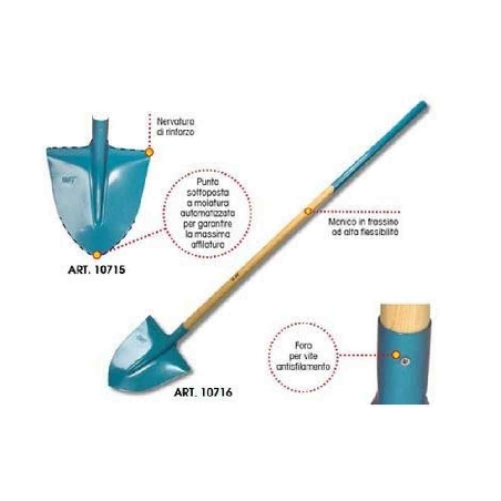 Badile a punta con manico 10716 Rado FT -2