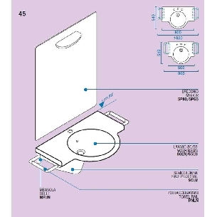 Semicolonna bianca SCLU Luce Catalano -0