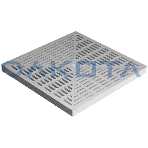 Griglia per pozzetto in PVC 30x30 Plus Dakota -0