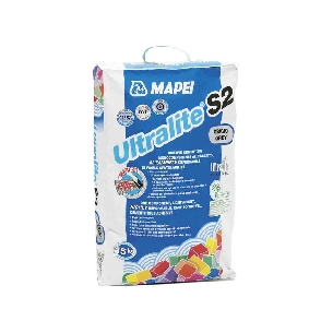 Adesivo cementizio Ultralite Flex S2 bianco Mapei 15 Kg -0