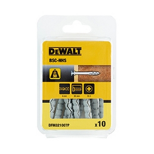 Tassello nylon percussione collare svasato 8mm DeWalt -0