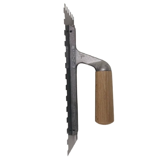 Truelle pour gauchers à dents américaine 28x12cm 1838X8S Raimondi -2