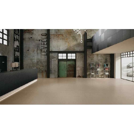 Pavimento grès porcellanato Bianco Latte Bocciardato 30x60 Re Plain Mirage -0