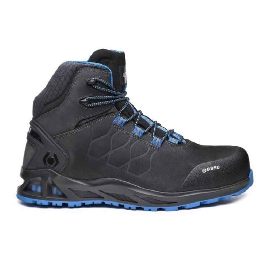 Scarpa alta in nabuk nero/blu S3 HRO SRC B1001 Kaptive K-Road Top