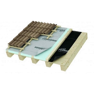 Telo altamente traspirante per il tetto rotolo 1.5x50mt Traspir Dach 150 Holz Technic -0