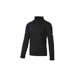 Molleton demi-zip noir 31DUC1 Inn Grid Ducati Workwear -0