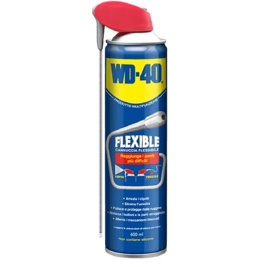 Spray lubrificante universale con cannuccia flessibile 600ml Flexible WD40