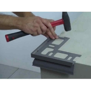 Profilo angolo esterno balconi 12.5mm Proterrace Drain Drip -0