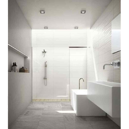 Rivestimento in pasta bianca white matt 25x76 1^ R2VH Tono Z24 conf. 1.14 mq Freestyle Ragno Ceramiche -0