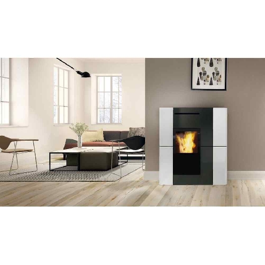 Termostufa a pellet 18,7 KW Blade H Edilkamin -0