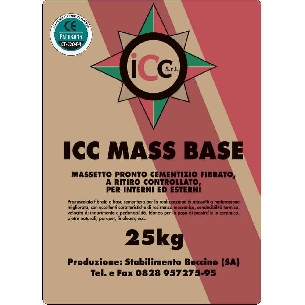 Massetto pronto base 25 Kg ICC Mass Base -0
